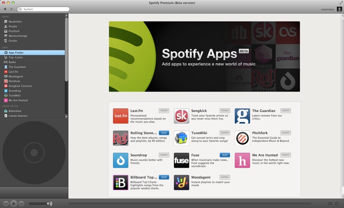 Spotify Apps