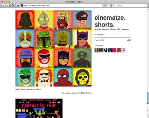 cinematze. shorts.