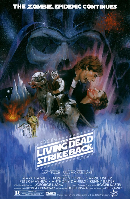 The Empire Strikes Back zombified by Matt Bush