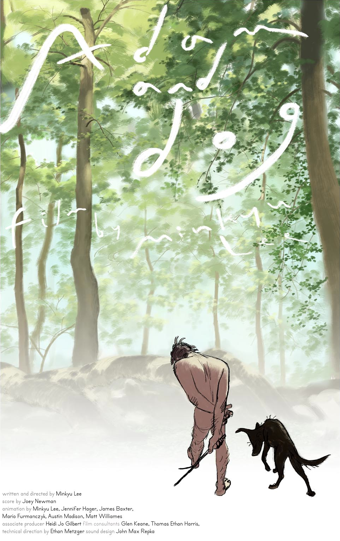 Adam and Dog Poster